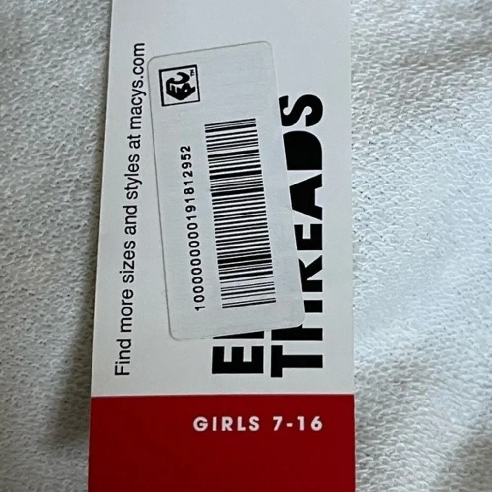 NWT Epic Threads Fleece Jacket. Cream with Gold Triangles.